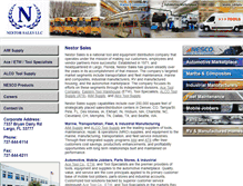 Tablet Screenshot of nestorsales.com